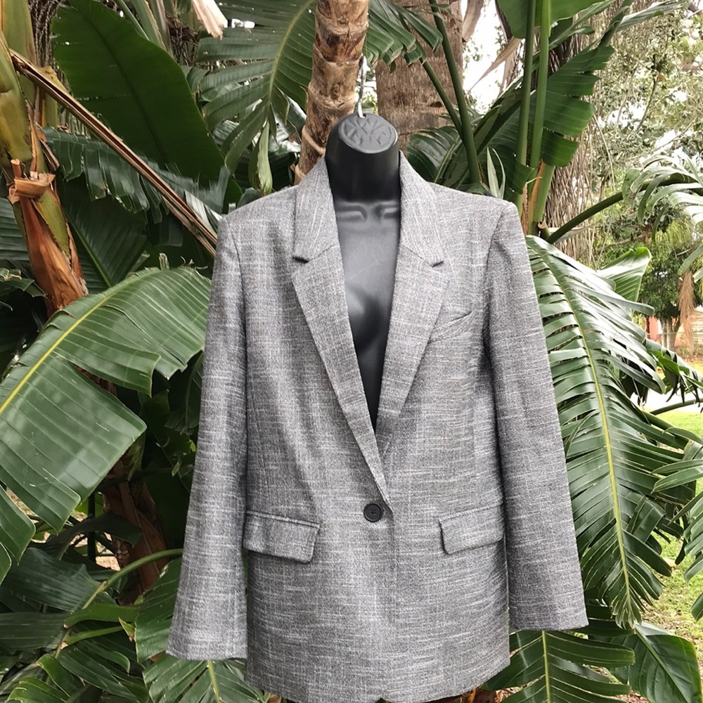 BB Dakota sparkly tweed long line jacket